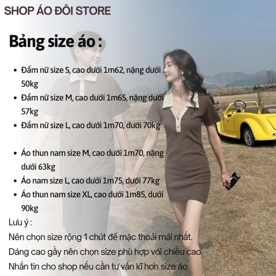 Đồ đôi nam nữ dễ thương - set đồ đôi nam nữ với người yêu, đồ cặp nam nữ đi biển mới nhất