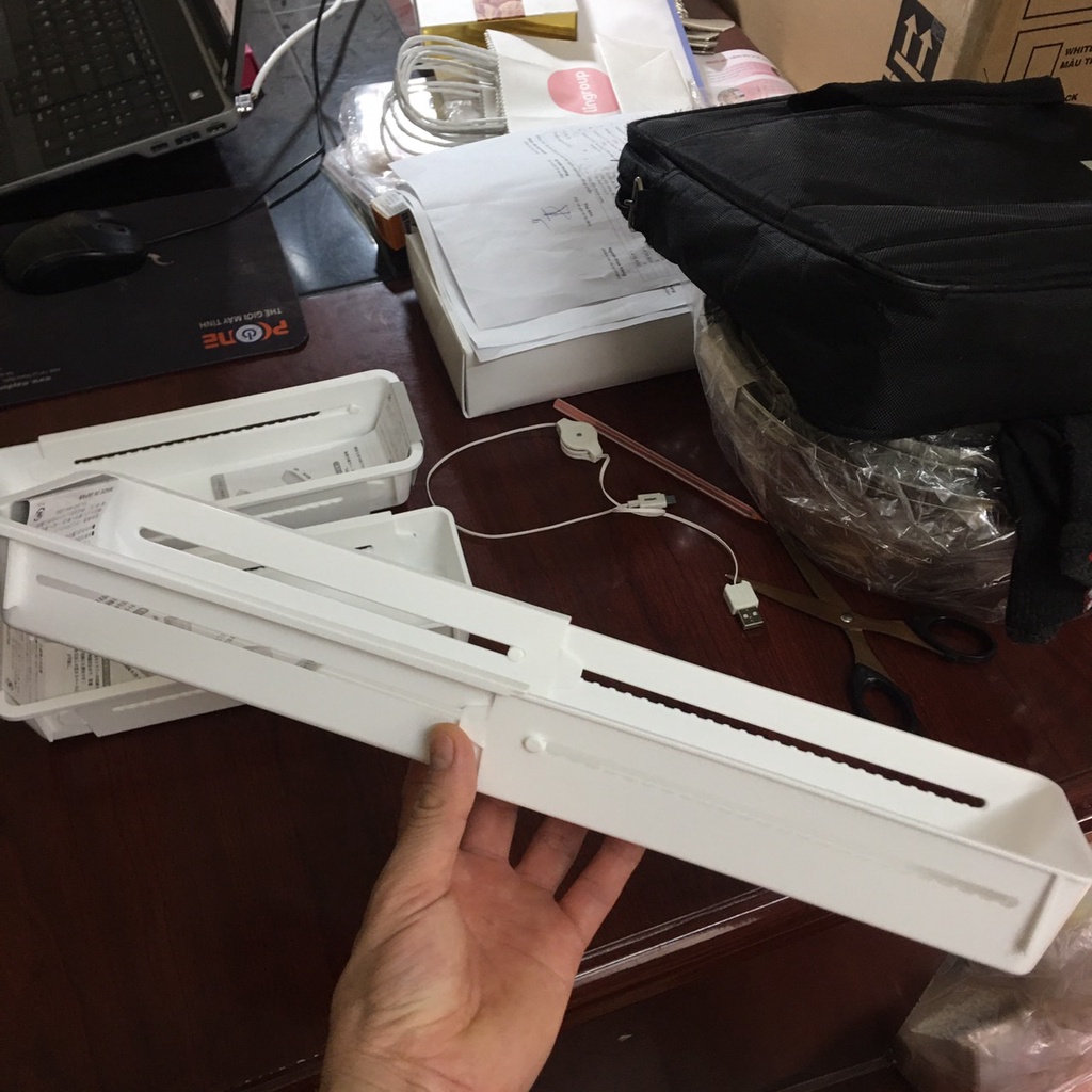 Khay chia ngăn có thể kéo dài 42cm Himaraya sản xuất tại Nhật Bản