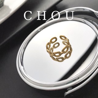 Nhẫn Titan Mắt Xích | CHOU ACCESSORIES |