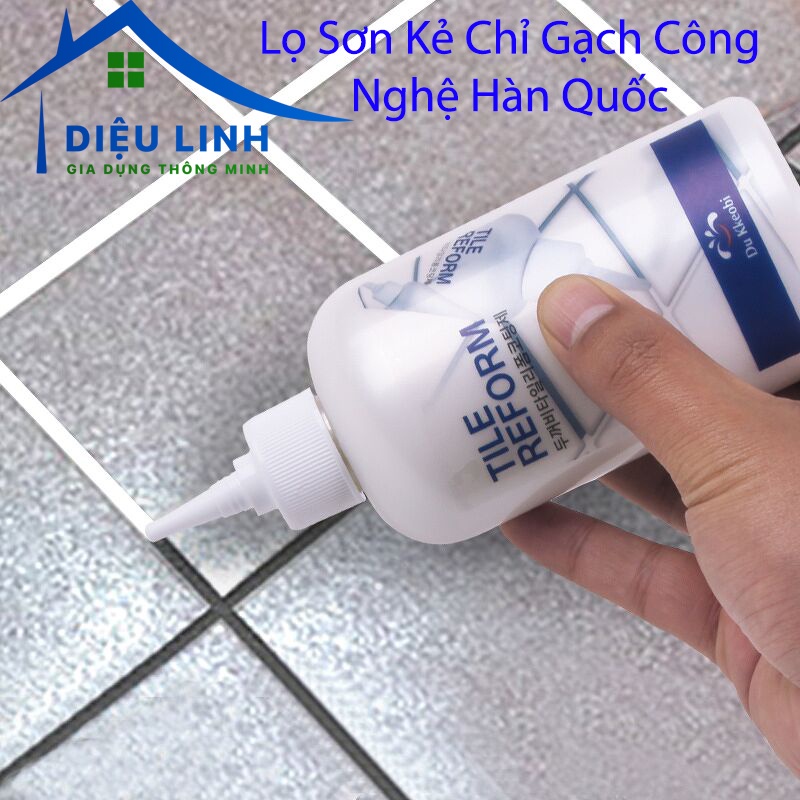 Lọ sơn chỉ gạch công nghệ Hàn Quốc 280ml sơn shít gon gạch, keo chà gon gạch chống thấm cao cấp dieulinhshop