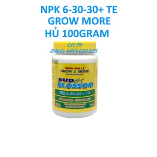 Phân bón lá npk 6-30-30+ te 100gram