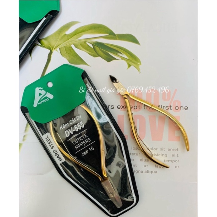 Kìm nhặt da A+ Kìm bán nguyệt chuyên dụng làm nail