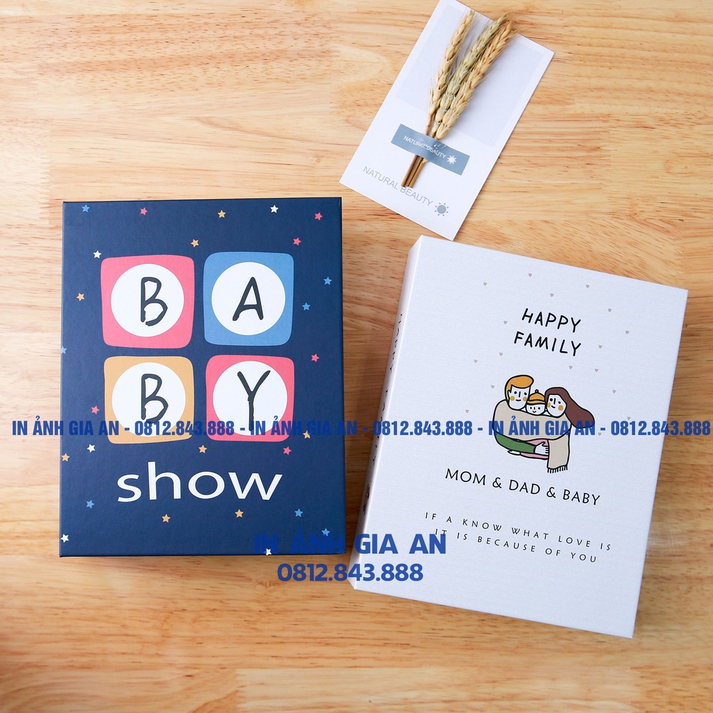 Album ảnh 9x12 - Loại 200 ảnh, Bìa Cứng Xinh Xắn - Ship Hỏa Tốc