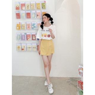 Quần váy May Boutique Skirt 1 khuy viền lé CMN21O_102.005