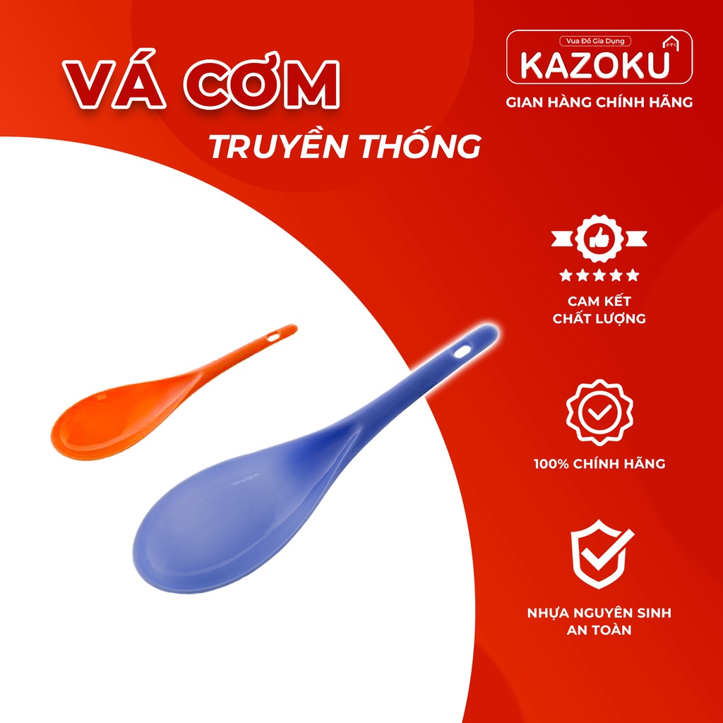 Vá Cơm Nhựa Trong, Vá Cơm Nhựa Đục Hồng Phát - Vua Đồ Gia Dụng Kazoku  [VC]