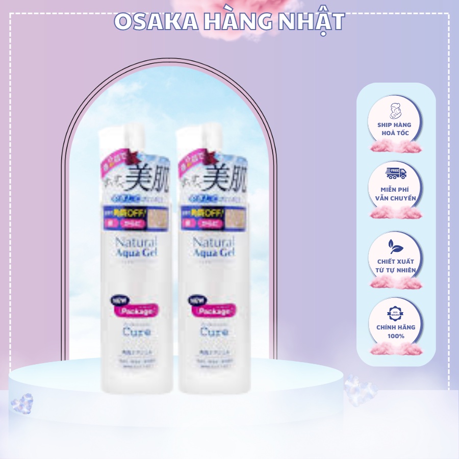 Gel tẩy da chết Cure Natural Aqua 250g Nội Địa Nhật Bản