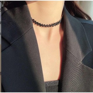 Vòng cổ nữ Choker phong cách Hàn Quốc (Bạc 925)