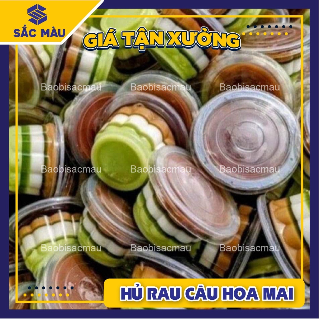 100 HŨ ĐỰNG RAU CÂU BÔNG MAI 100ml