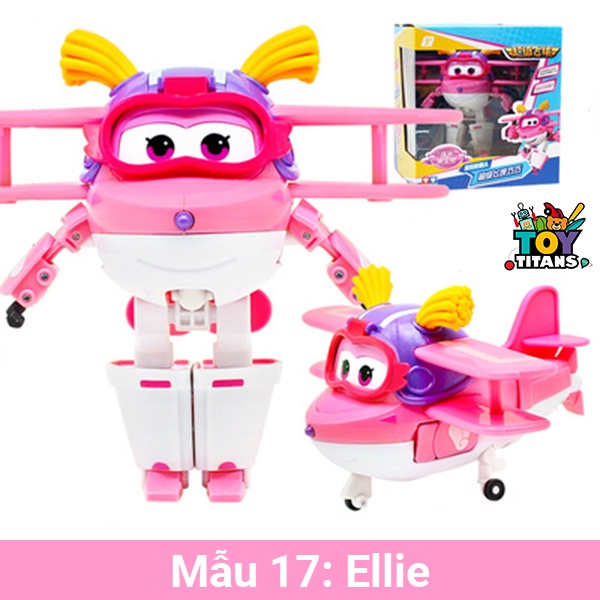 Đội bay siêu đẳng SUPERWINGS - Tất cả nhân vật robot biến hình trong phim hoạt hình Đội Bay Siêu Đẳng  - Cỡ Vừa
