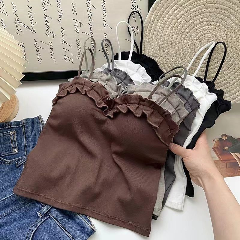 Bên tai mộc có yếm ngực áo yếm nữ bên trong và bên ngoài mặc áo có đáy phù hợp với tất cả các kiểu Pháp