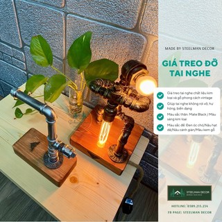 Giá treo tai nghe Giá đỡ tai nghe Headphone Stand kim loại phong cách cổ điển