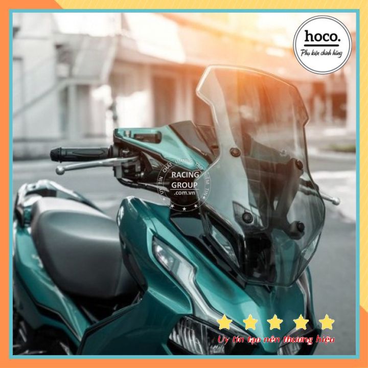 kính chắn gió NVX/CLICK-AB-VARIO phong cách Touring Chính hãng ZHIPAT full màu