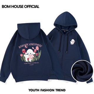 Áo Khoác Hoodie Romantic Nam Nữ Form Rộng Ulzzang Unisex Bomhouse