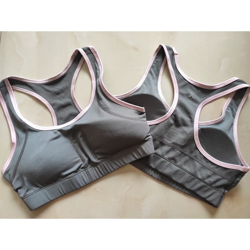 Bra TEKGEAR mút lót Xám Hồng