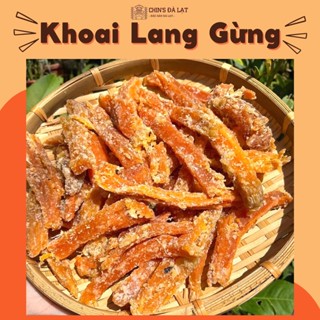 Túi 500gr ( HSD 1 tháng ) KHOAI LANG mật Tà Nung sấy gừng - ĐẶC SẢN CHINH ĐÀ LẠT