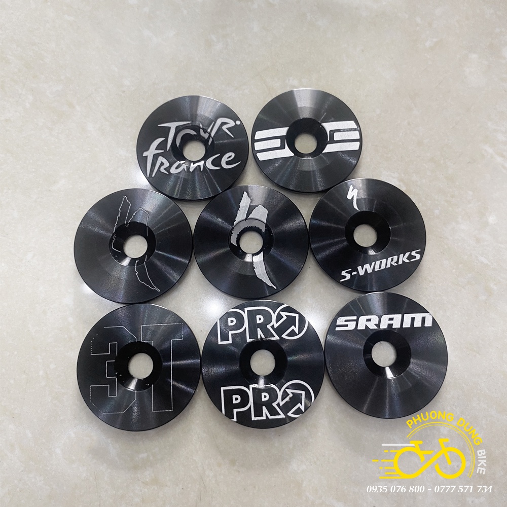 Nắp đậy nhôm pô tăng xe đạp 3T SRAM SHIMANO S-SWORKS ENVE ZIPP FSA