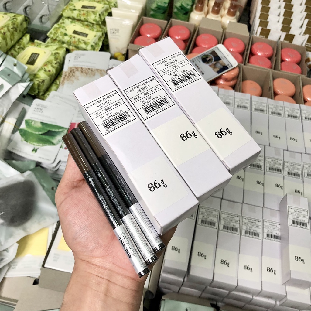 (BILL KOREA) Chì Kẻ Mày Hai Đầu THEFACESHOP Designing Eyebrow Pencil