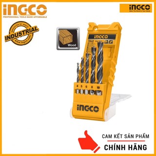 Ingco bộ 5 mũi khoan gỗ akd5058