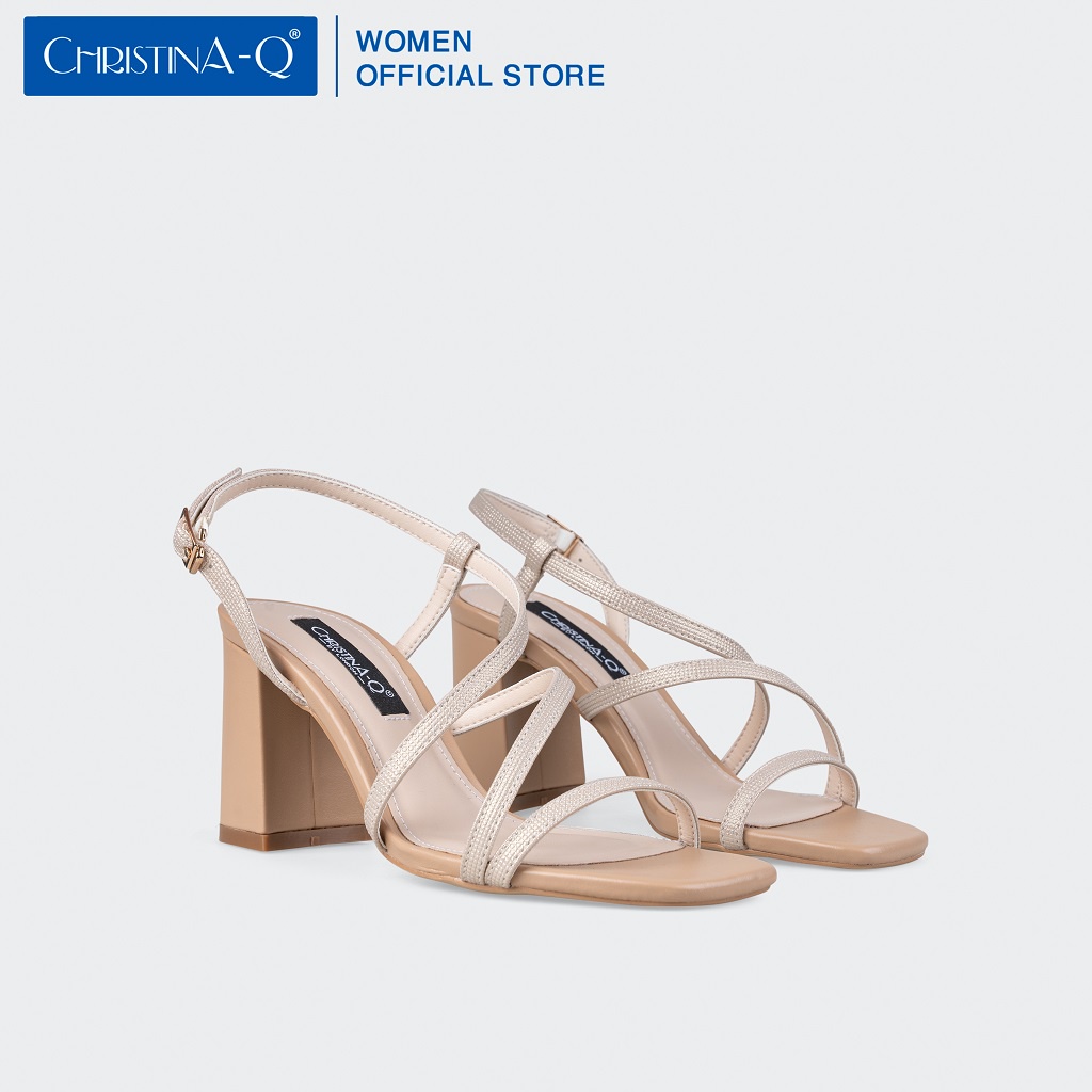 Giày Sandals Nữ Gót Trụ ChristinA-Q XDN292