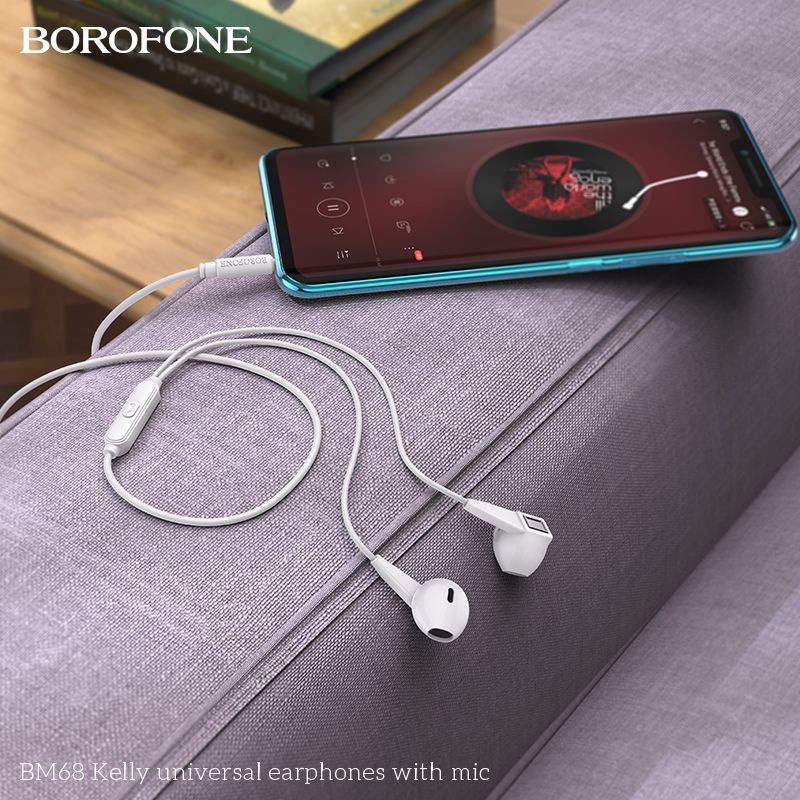 Tai Nghe Có Dây Borofone BM68 Chính Hãng, Tai Nghe Nhét Tai Có Mic Bảo Hành 12 Tháng