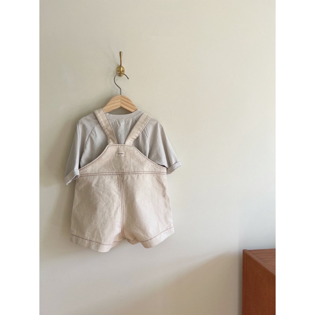 Yếm kaki mềm cho bé trai bé gái phong cách Hàn Quốc siêu xinh size 6-13kg TE305