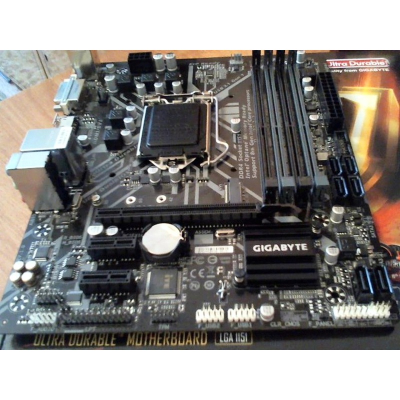 Bo mạch chủ GIGABYTE Z370M-DS3H. Mainboard GIGABYTE Z370M DS3H cũ