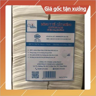 Bông cắt miếng 10cm x 10cm - alpha