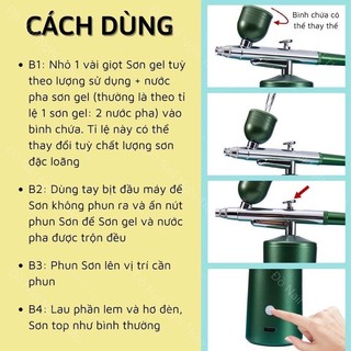 Máy phun sơn omber nail