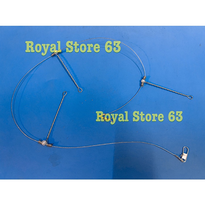 Thẻo cáp (không rỉ) câu cá (3 tầng)