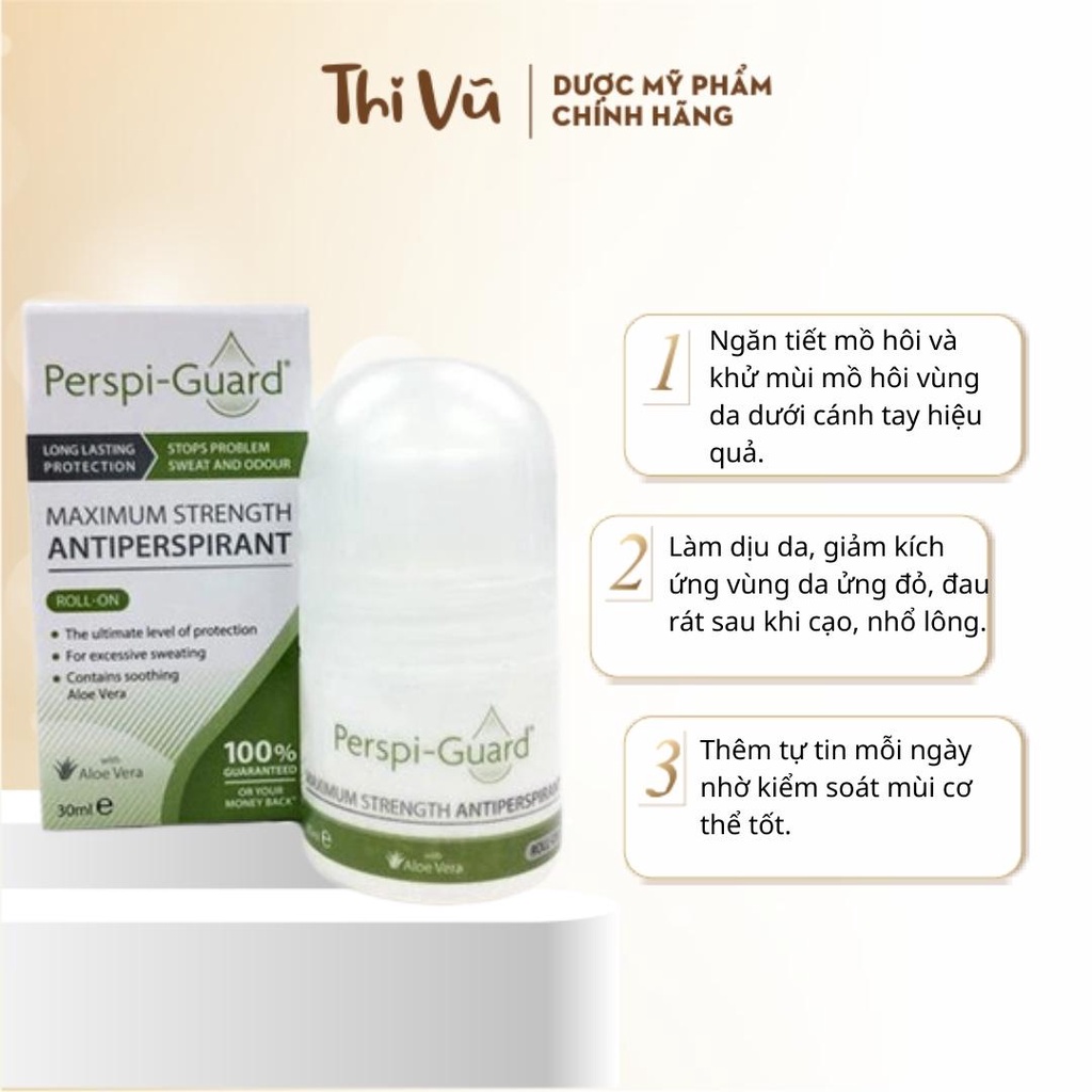 Lăn khử mùi hôi Perspi-Guard Maximum Strength Antiperspirant 30ml - Thi Vũ