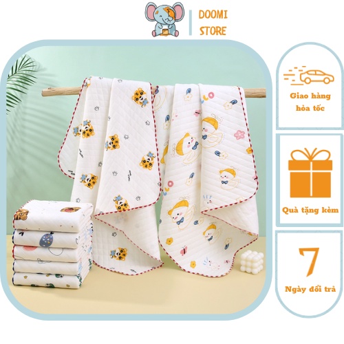 CHĂN-CHOÀNG Ủ -CHĂN QUẤN 4 MÙA CHO BÉ Kích Thước 85x85cm Doomi Store - HT531