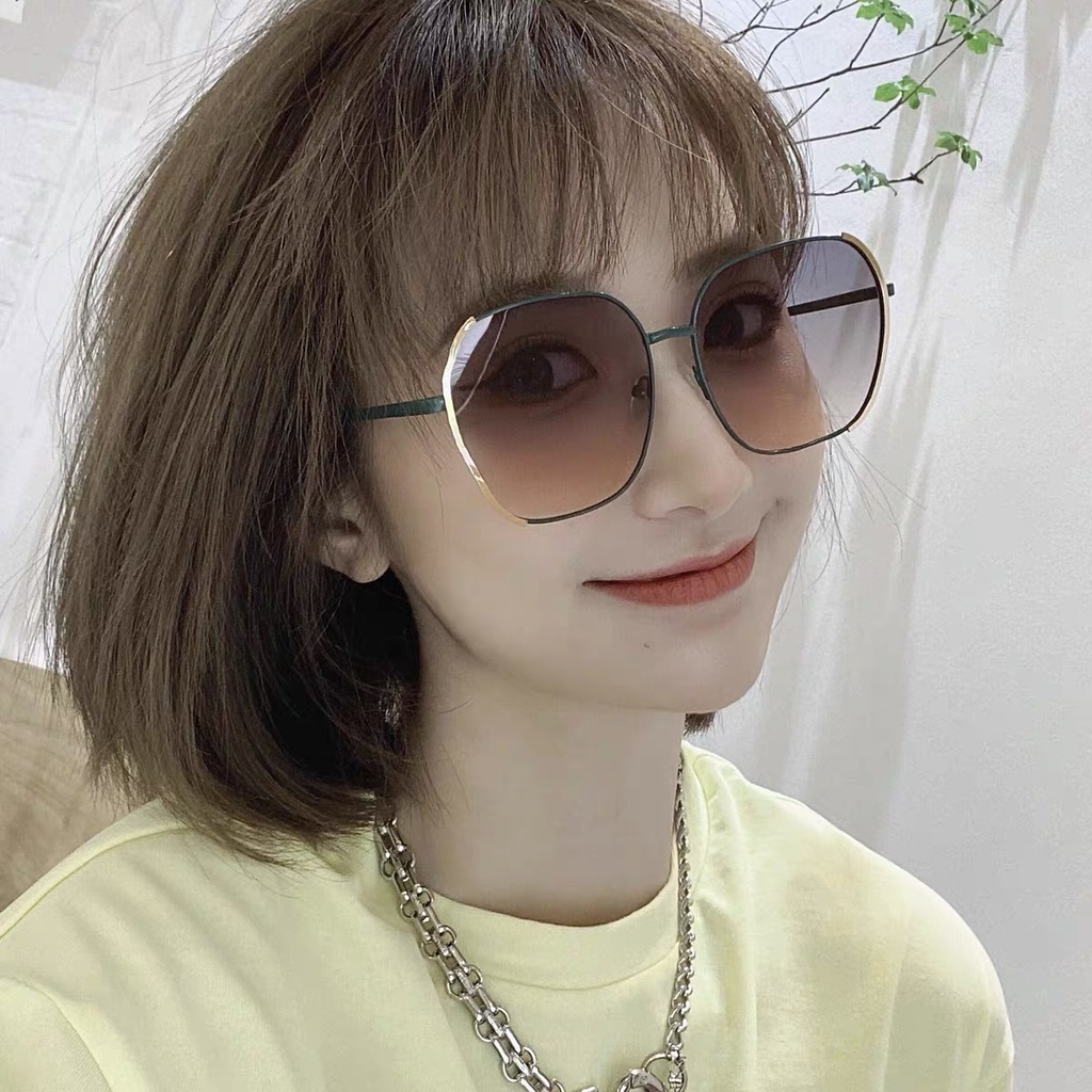 Kính mát du lịch gọng kim loại dành cho nữ thời trang Hàn Quốc k68