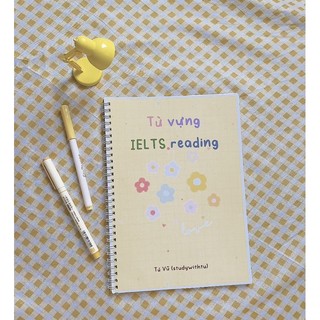 Sổ từ vựng IELTS Reading viết tay