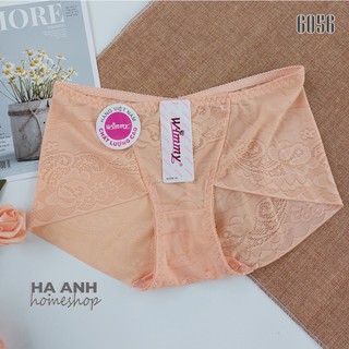 6056 - Quần lót ren Wimmy (Freesize dưới 55kg) mềm mại lưng cao