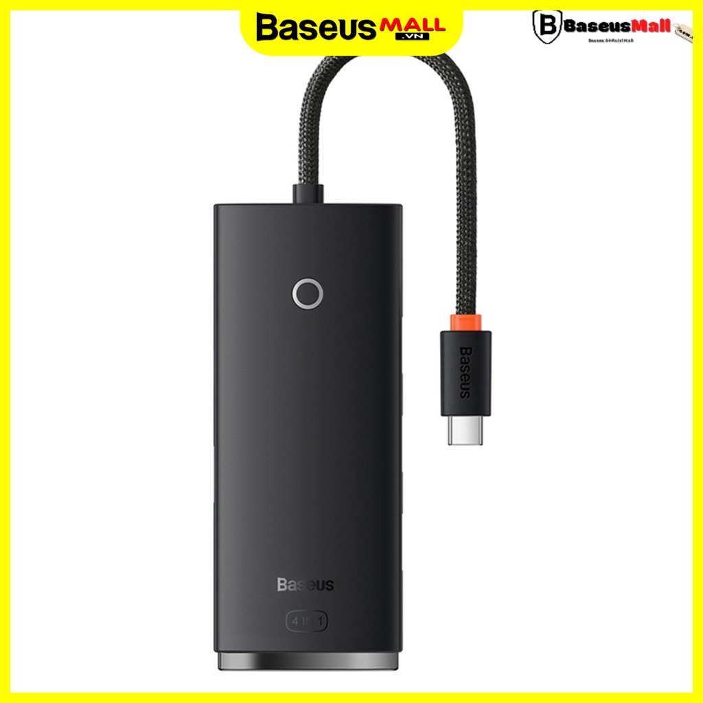 Hub chuyển đa năng Baseus Lite Series 4-Port USB-A/Type-C HUB Adapter (USB-A to USB 3.0*4 , Type C)