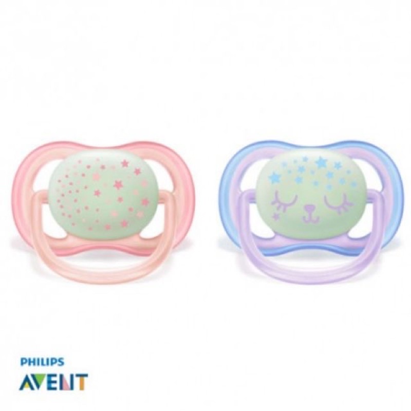 Ty ngậm Ultra Air phát sáng ban đêm cho bé 6-18m , 0-6m