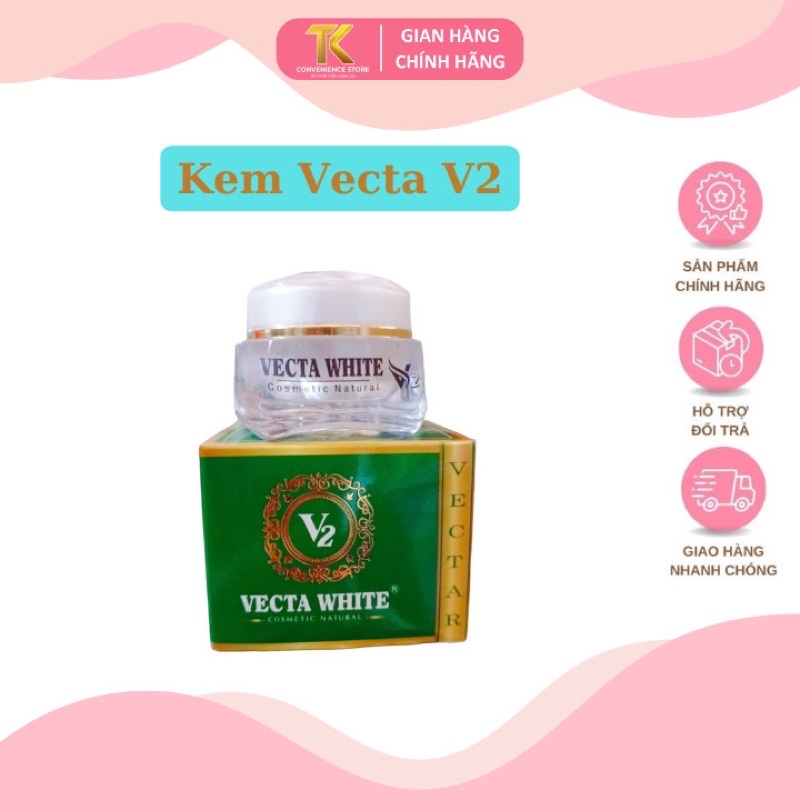 Kem Vecta white V2 nám tàn nhang đồi mồi 10g 20g 36g