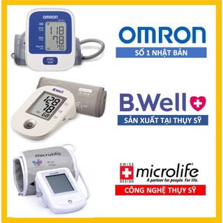 MÁY HUYẾT ÁP ĐIỆN TỬ CHÍNH HÃNG OMRON 8712 & MICROLIFE 3NZ1 & B.WELL PRO-33 [BẢO HÀNH 5 NĂM] [SỐ 1 VỀ GIÁ]