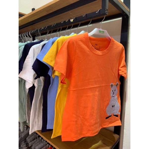 Áo phông cotton xuất Nhật bé trai, bé gái size 80-150cm