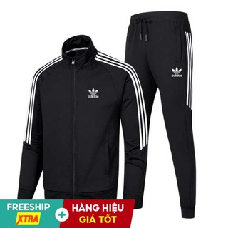 Bộ đồ nam - bộ nỉ nam thu đông thể thao có khóa chất nỉ umi cao cấp