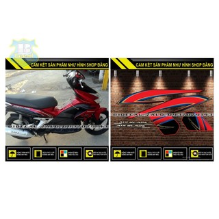 TEM RỜI AIRBLADE MẪU ĐỜI 2007 ĐỎ ĐEN