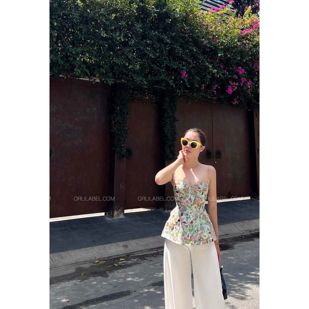 Flower Velvet Shirt - ORLI LABEL