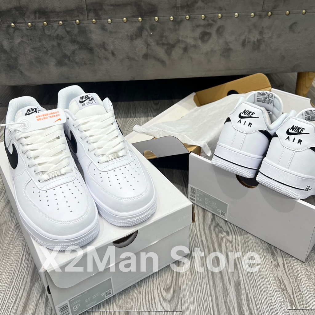 Giày Sneaker Cổ Thấp - Best Quality - Air Force 1 Vệt Đen / AF1