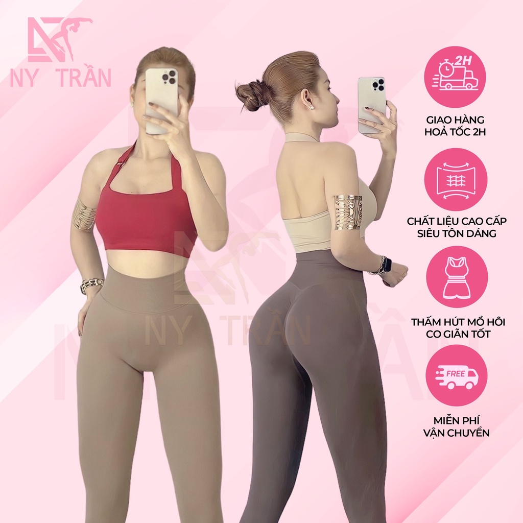 Bra tập gym yoga Ny Trần NT106 Áo bra co giãn vải dày dặn mút nâng ngực mặc lên đẹp cực kì