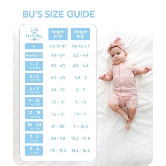 BuBaby- Bộ dài tay cài vai - Bambus BBB110106