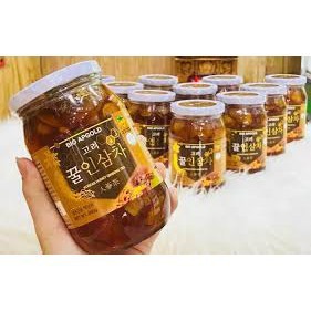 Sâm lát tươi ngâm mật ong 580g