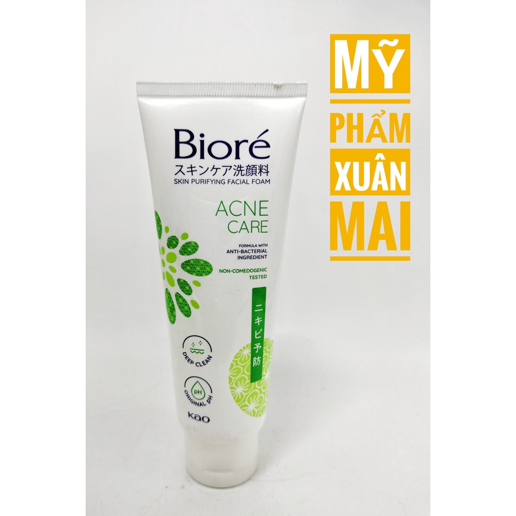 Sữa Rửa Mặt BIORE xanh lá