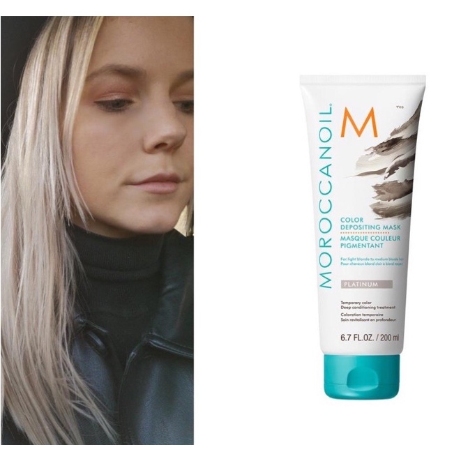 Mặt Nạ Dưỡng Bổ Sung Hạt Màu Moroccanoil Color Depositing Mask 200ml cho tóc nhuộm