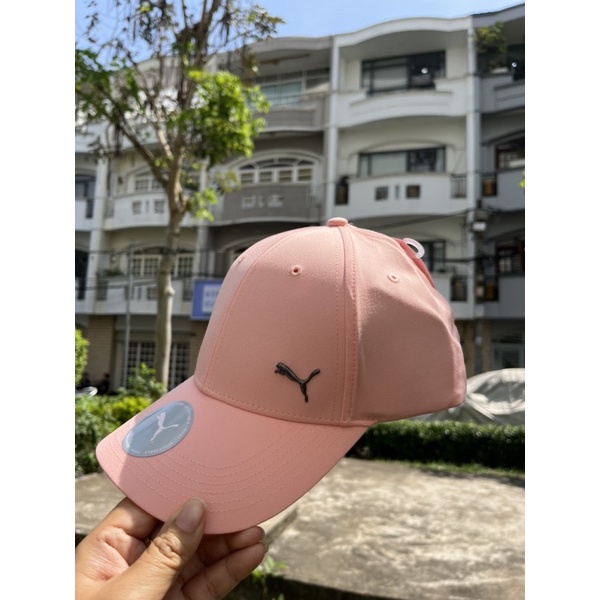 Nón kết  Puma metal cat cap apricot blush màu hồng chính hảng
