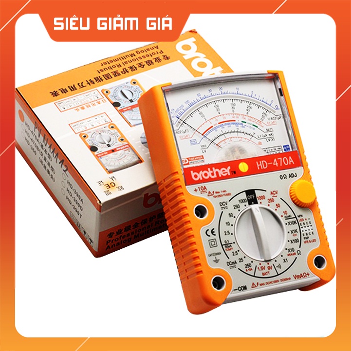 Đồng Hồ Vạn Năng Kim BROTHER HD-470A